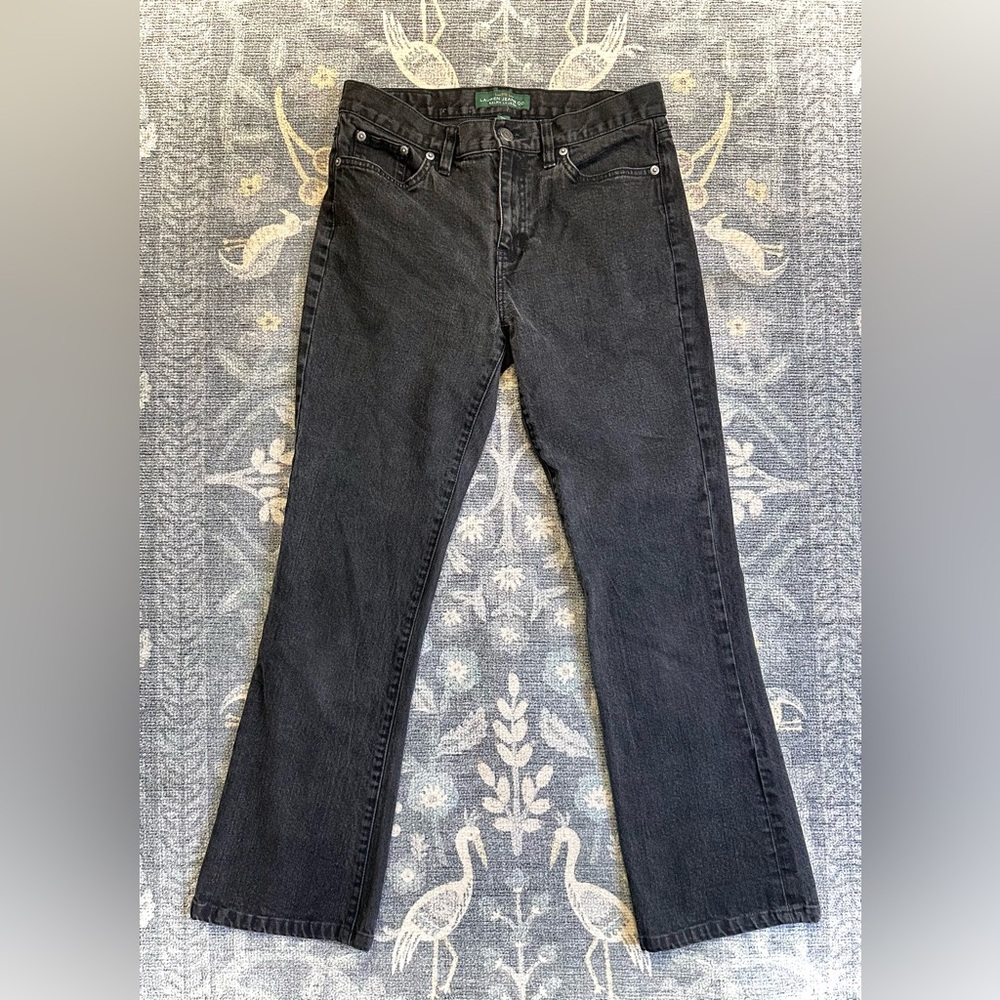Ralph Lauren Black Boot Cut Women's Jeans